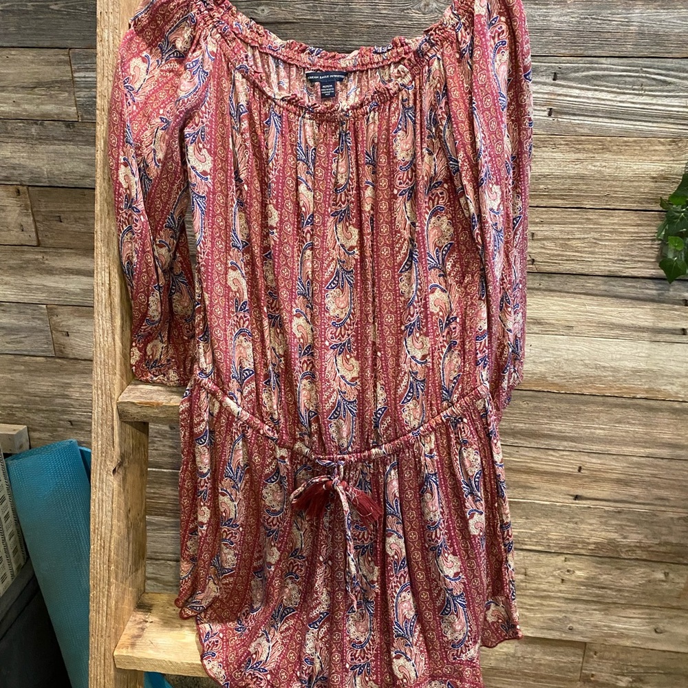Off the shoulder boho romper